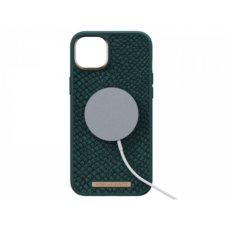 SALM.LEATHER MAGSAFE CASE IPHONE 14 (6.7) GREE
