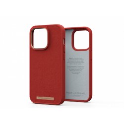 Njord byELEMENTS Suede Comfort+ Case - iPhone 14 Pro - Burnt Orange