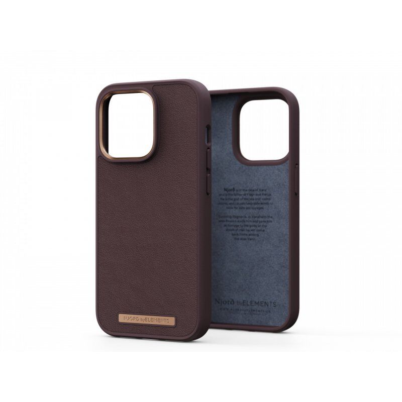 Njord byELEMENTS Genuine Leather coque de protection pour téléphones portables 15,5 cm (6.1") Housse Marron
