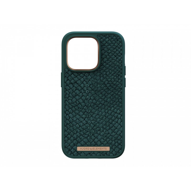 SALM.LEATHER MAGSAFE CASE IPHONE 14 PRO 6.1 GREE