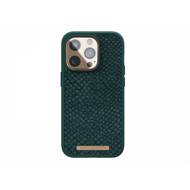 SALM.LEATHER MAGSAFE CASE IPHONE 14 PRO 6.1 GREE