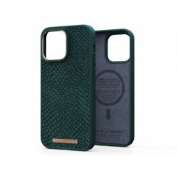 Njord byELEMENTS Salmon Leather Magsafe Case - iPhone 14 Pro Max - Green