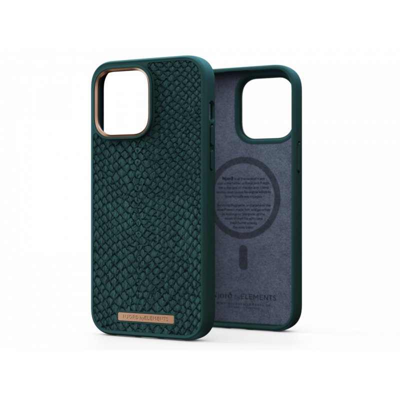 SALM.LEATHER MAGSAFE CASE IPHONE 14 PRO 6.7 GREE