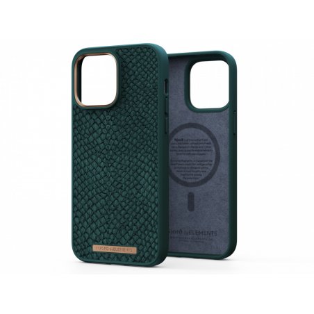SALM.LEATHER MAGSAFE CASE IPHONE 14 PRO 6.7 GREE