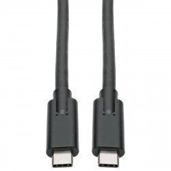 Tripp Lite U420-006-5A USB-C Cable (M/M) - USB 3.2, Gen 1 (5 Gbps), 5A Rating, Thunderbolt 3 Compatible, 6 ft. (1.83 m)