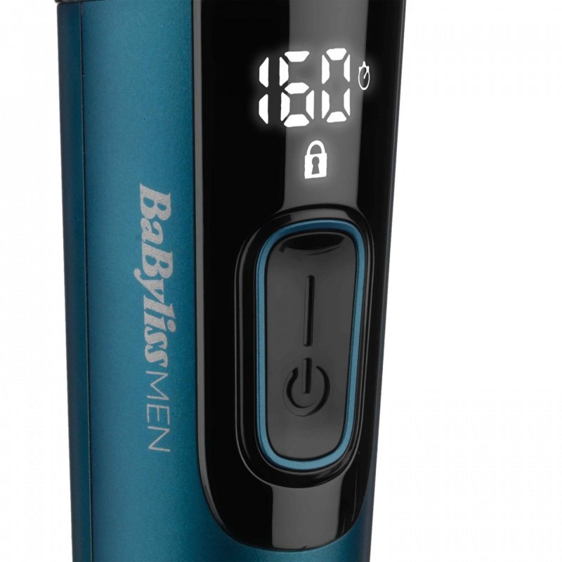 BaByliss Japanese Steel Digital Hair Clipper Noir, Bleu 45 Lithium-Ion (Li-Ion)
