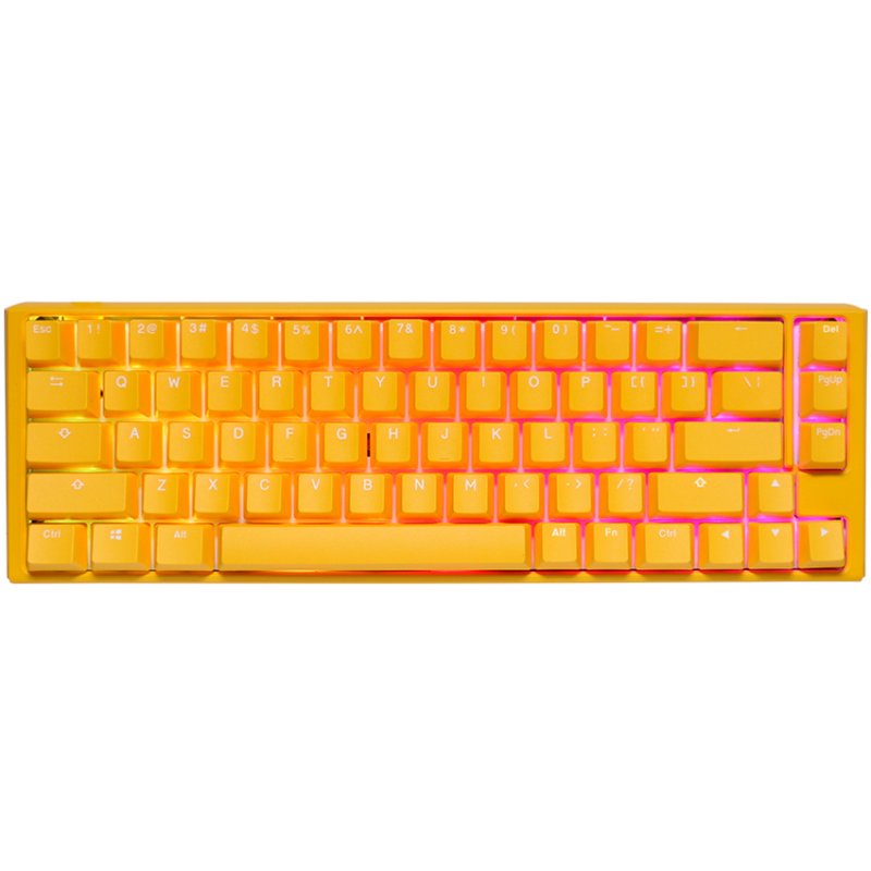Ducky One 3 Yellow SF clavier USB Anglais américain Jaune