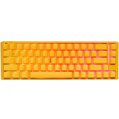 Ducky One 3 Yellow SF clavier USB Anglais américain Jaune