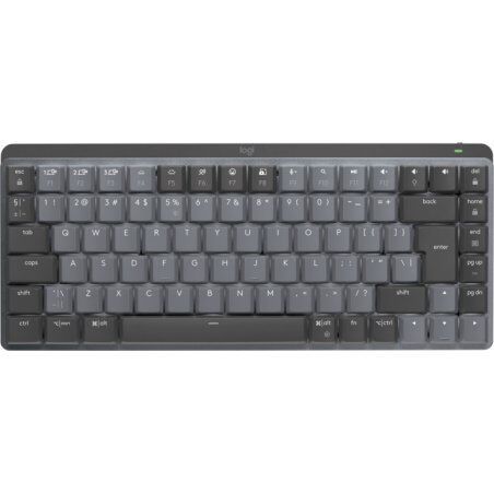 Logitech MX Mini Mechanical keyboard RF Wireless + Bluetooth QWERTY US International Graphite, Grey
