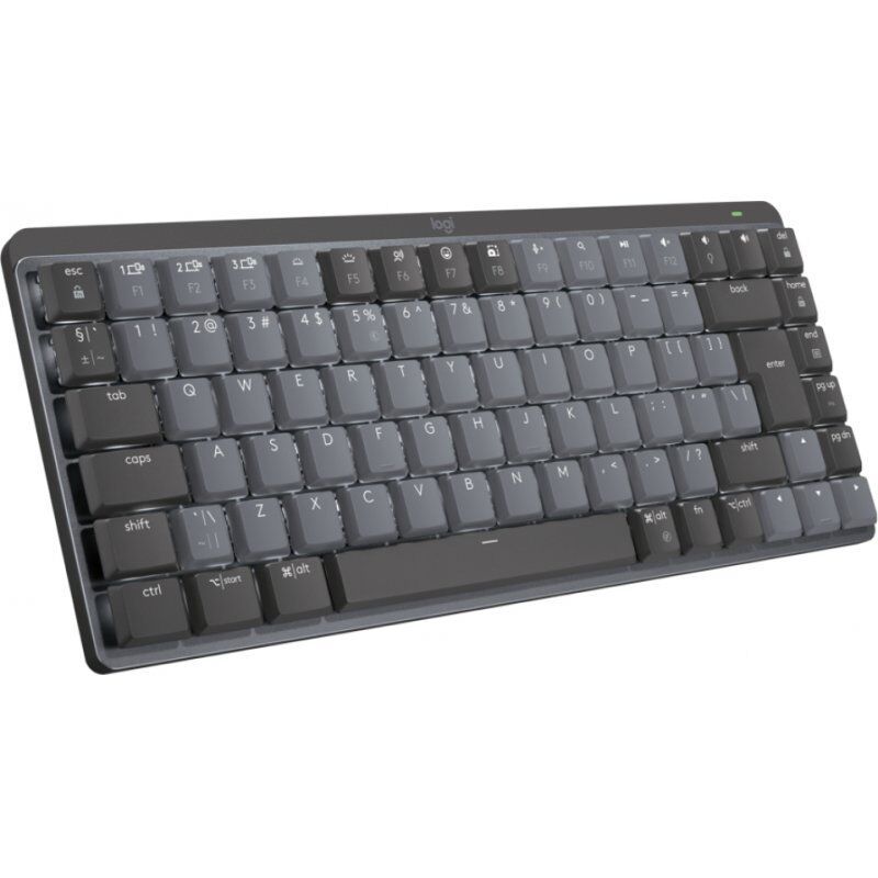 Logitech MX Mini Mechanical keyboard RF Wireless + Bluetooth QWERTY US International Graphite, Grey