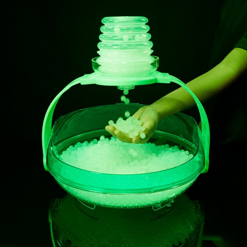 Orbeez Sensation Station, avec 2 000 billes d'eau phosphorescentes non toxiques, 6 outils et rangement, jouets sensoriel