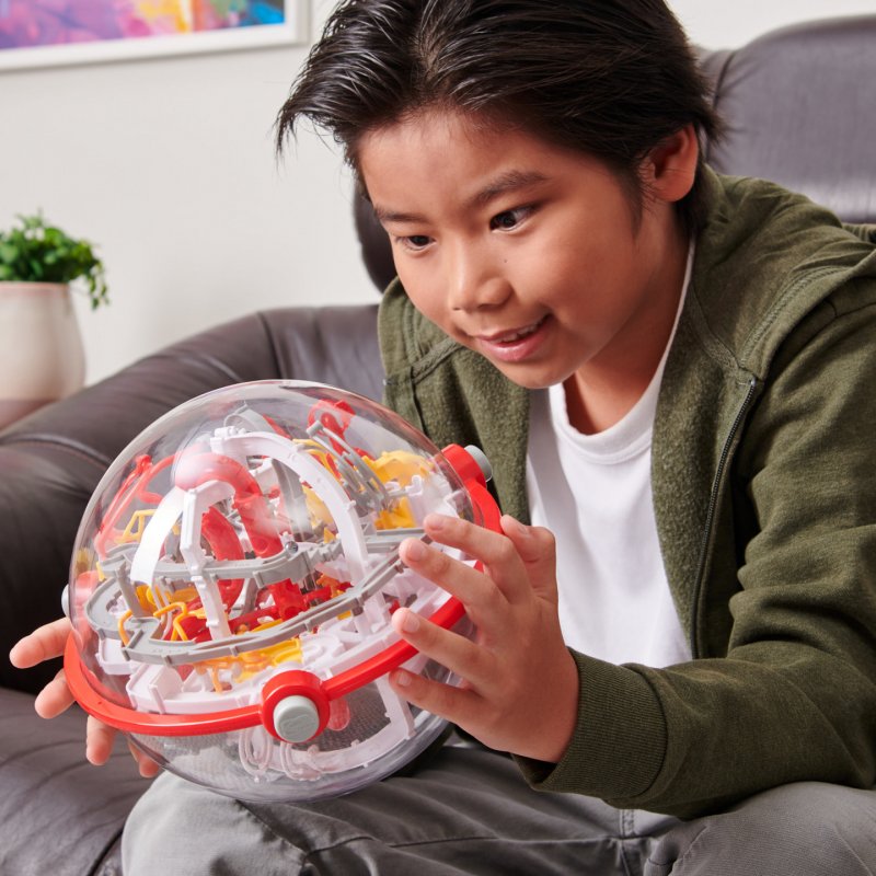 Perplexus Portal, 3D Puzzle Ball Maze Fidget Toys Kids Games Travel Games Puzzle Games Fidget Ball with 150 Obstacles, f