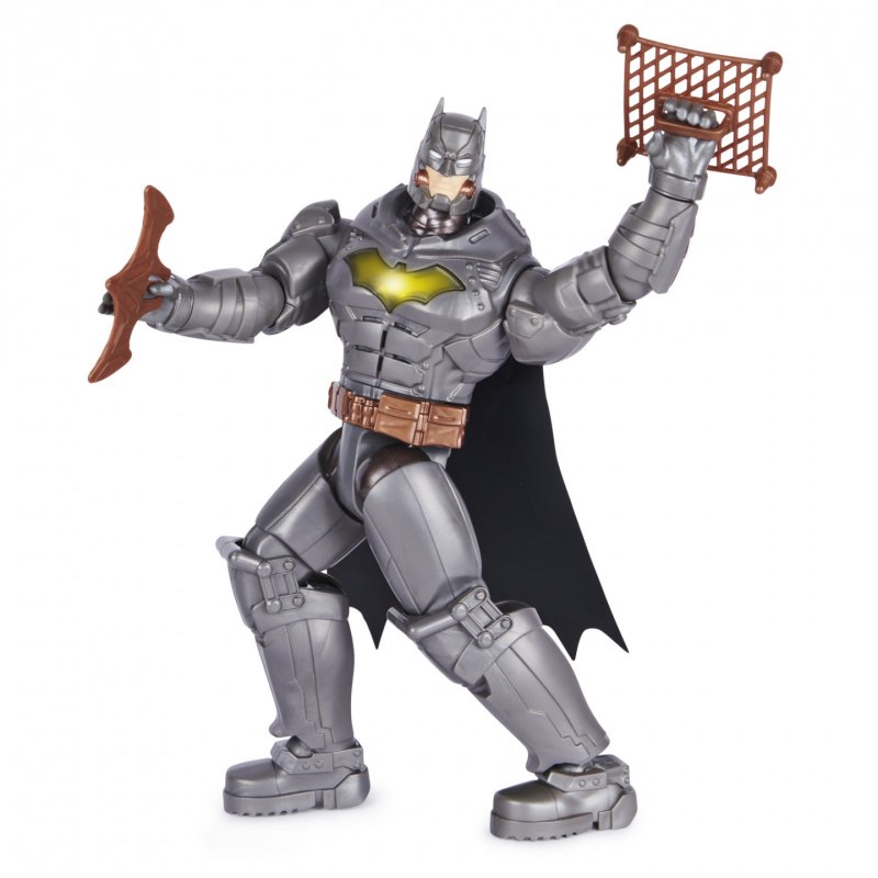 DC Comics BATMAN - Figurine Batman Deluxe 30 Cm - Figurine Articulée Batman 30 Cm - Avec Effets Sonores Et Lumineux - 5