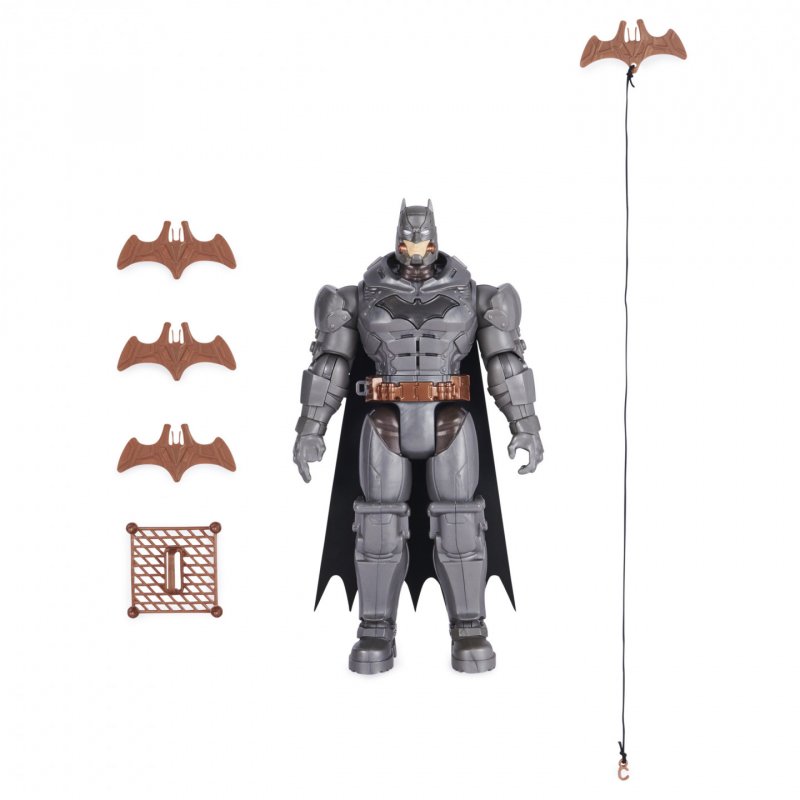 DC Comics BATMAN - Figurine Batman Deluxe 30 Cm - Figurine Articulée Batman 30 Cm - Avec Effets Sonores Et Lumineux - 5