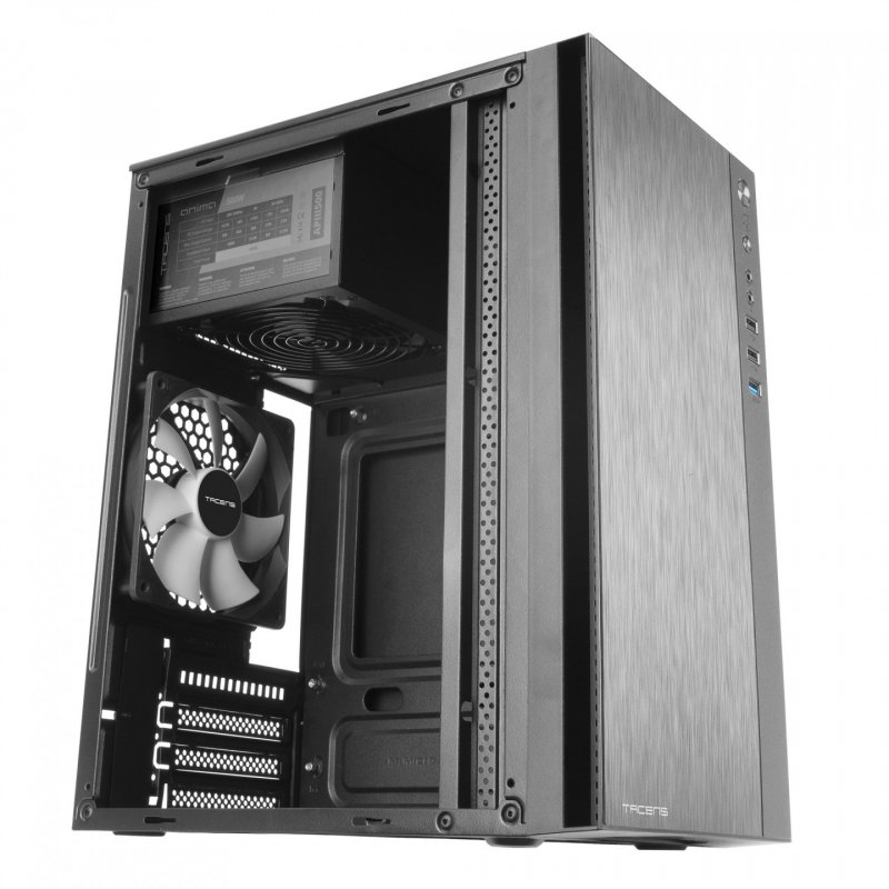 Boitier Mini Tour Micro ATX Anima ACX avec alimentation 500W (Noir)