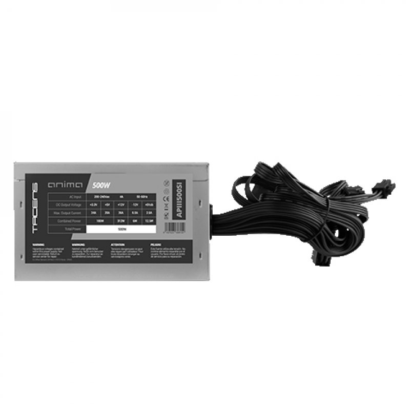 Alimentation ATX Anima APIII - 500W (Gris)