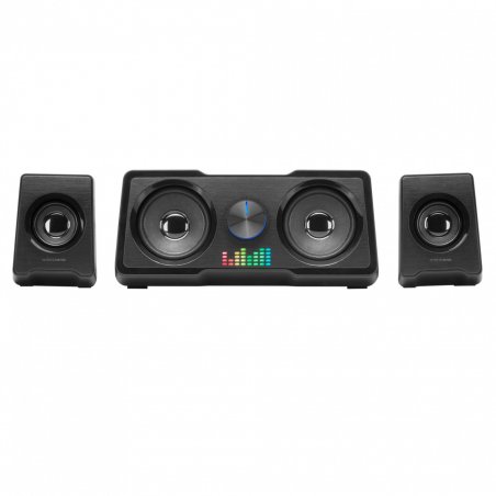 Mars Gaming MS22 Compact Gaming Speakers 2.2 RGB Flow Subwoofer + 4 Active Speakers DSP Sound 35W Black