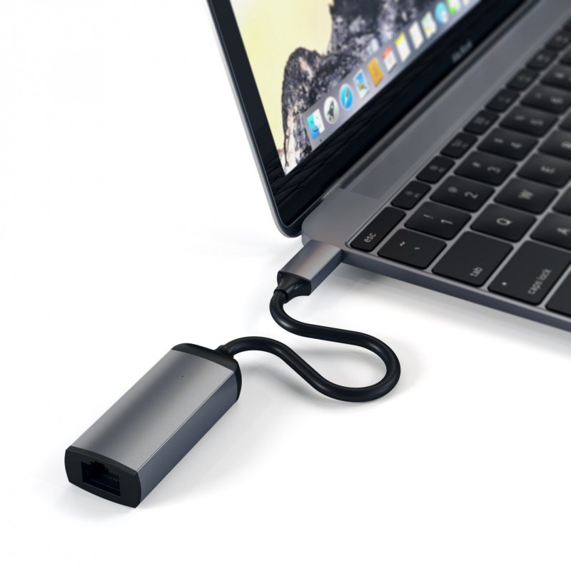 SATECHI Adpt. USB-C to Ethernet Sp.Gray