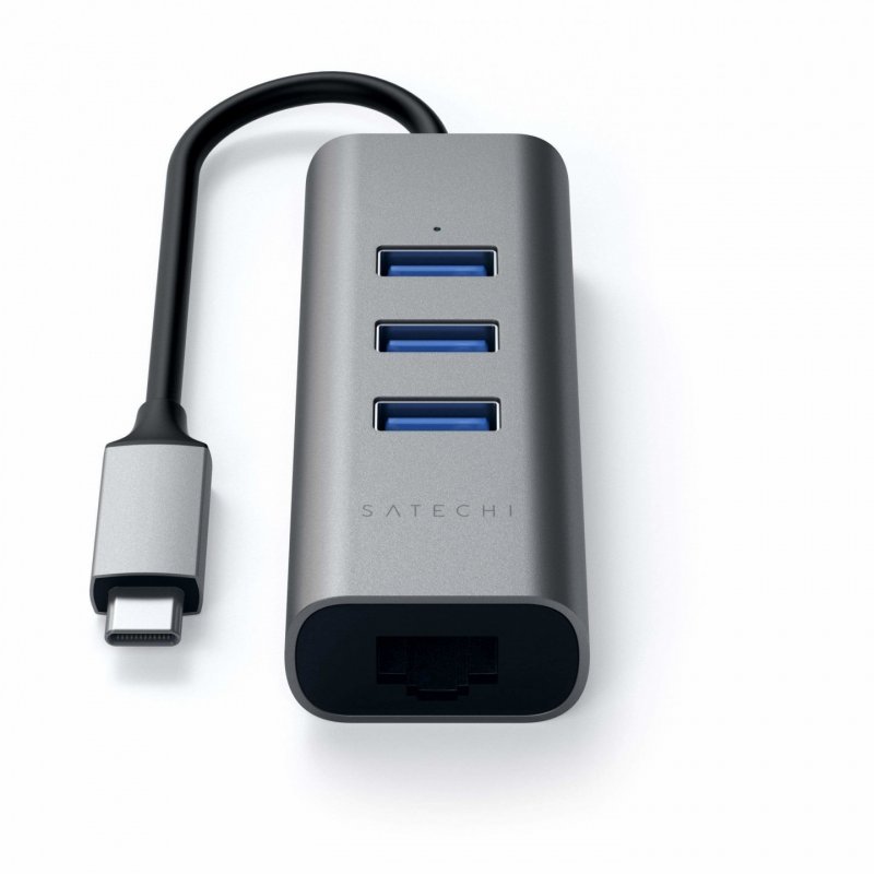 Satechi ST-TC2N1USB31AM notebook dock/port replicator USB 3.2 Gen 1 (3.1 Gen 1) Type-C Grey