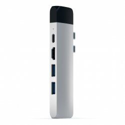 Satechi ST-TCPHES notebook dock/port replicator USB 3.2 Gen 1 (3.1 Gen 1) Type-C Silver