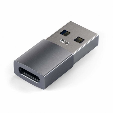 Satechi ST-TAUCM cable gender changer USB-A USB-C Grey