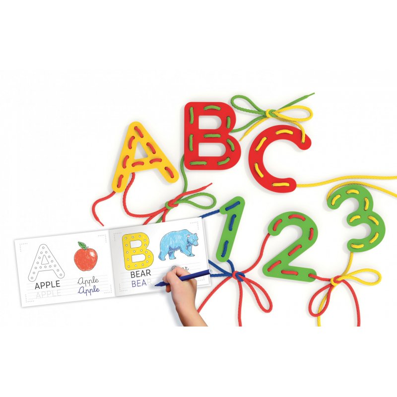 Quercetti Lacing ABC+123