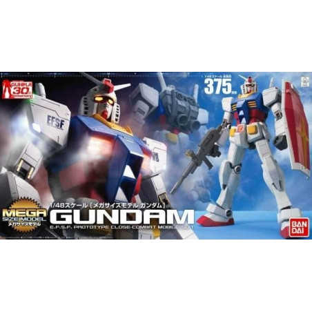 GUNDAM - Mega Size Model 1/48 RX-78-2 Gundam - Model Kit - 37.5cm