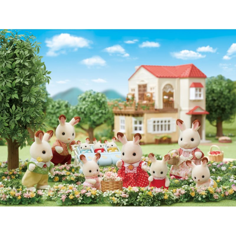 Sylvanian Families La famille Lapin Chocolat