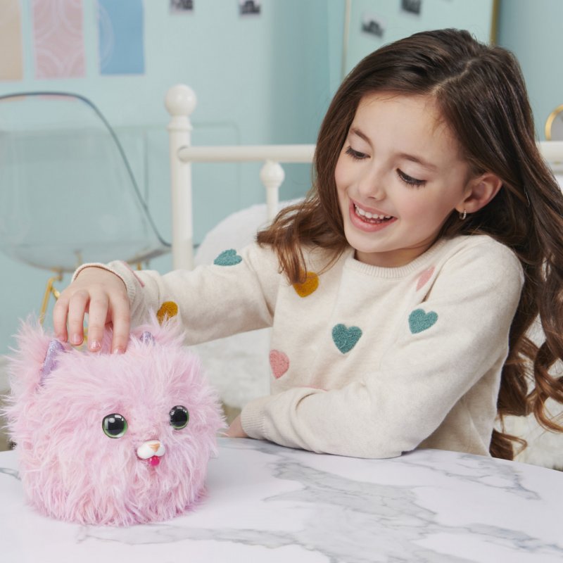 Spin Master Fur Fluffs FURFLUFFS - CHATON - ANIMAL COMPAGNON INTERACTIF - Transforme Ta Boule De Poils En Adorable Chato