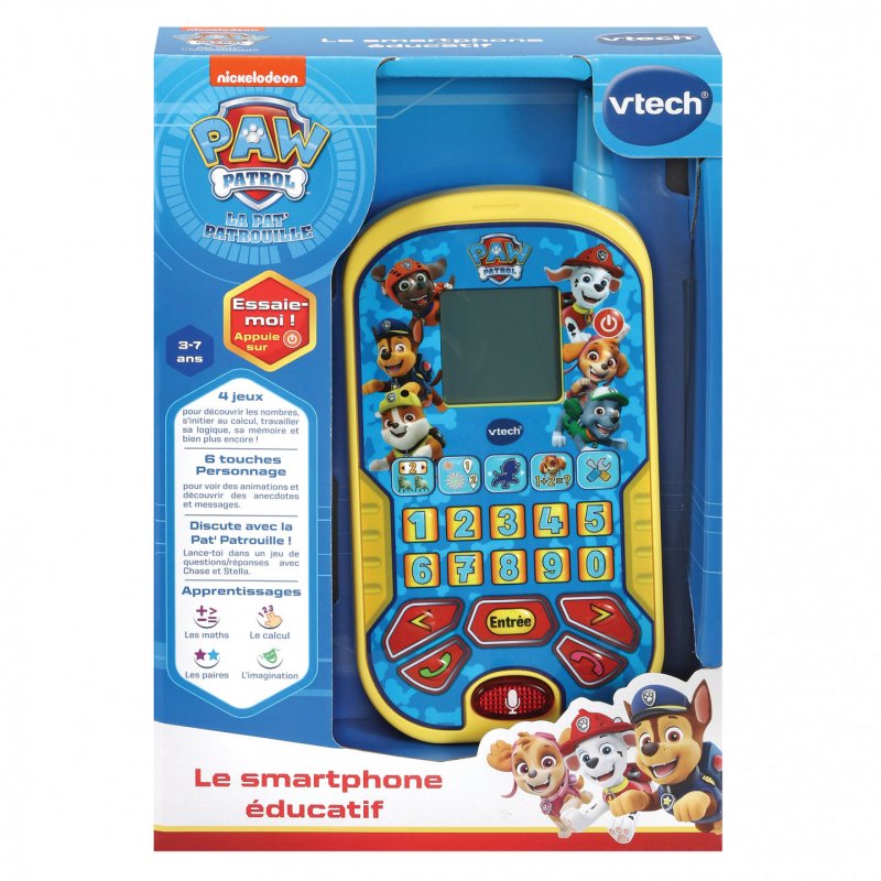 VTech Jouets Electroniques Educatifs PAT PATROUILLE - SMARTPHONE