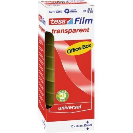 tesa transparent 10R Office Box 33mx15mm  10 Rollen