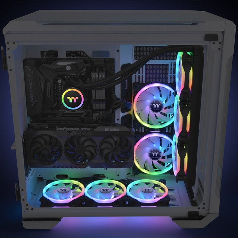Thermaltake SWAFAN 14 RGB Boitier PC Ventilateur 14 cm Noir 3 pièce(s)