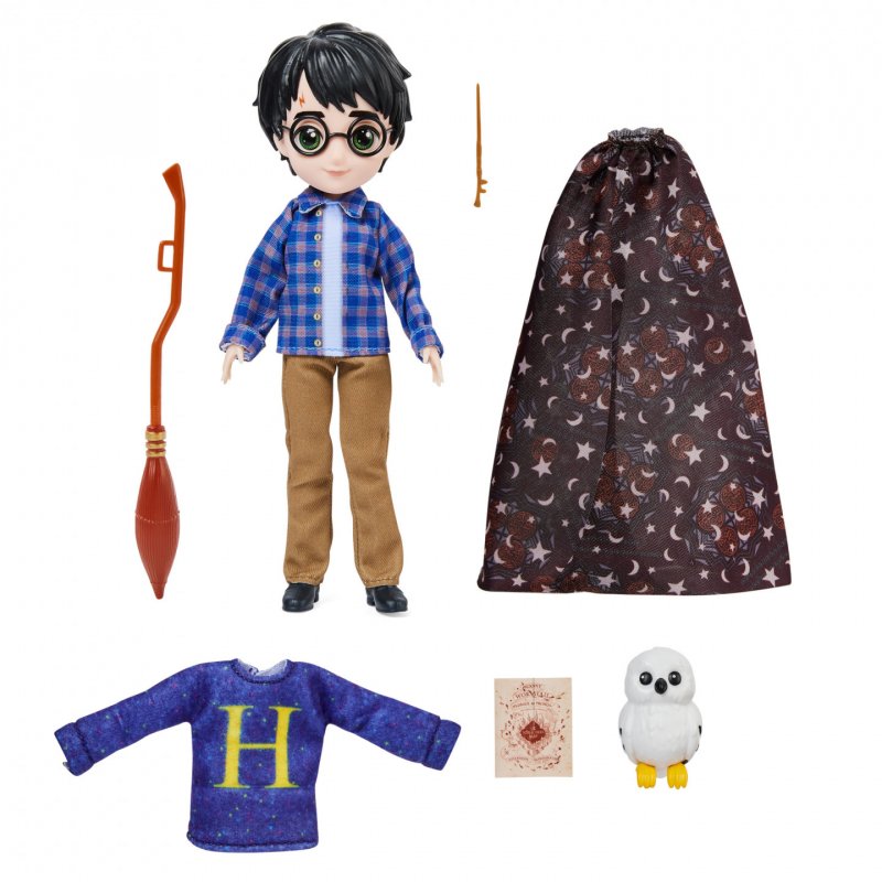 Wizarding World HARRY POTTER - COFFRET POUPÉE 20 CM + ACCESSOIRES HARRY POTTER - Poupée figurine Articulée Harry Pott