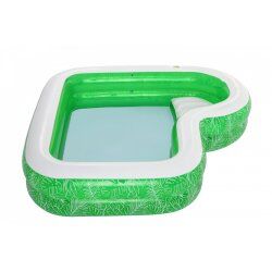 Bestway 7'7" x 7'7" x 20"/2.31m x 2.31m x 51cm Tropical Paradise Family Pool