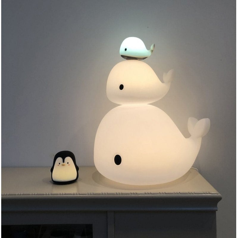 Filibabba - Floor LED whale Christian, 30 cm