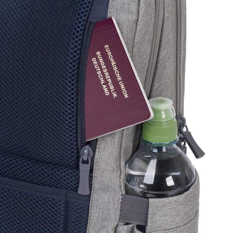 Rivacase 7760 notebook case 39.6 cm (15.6") Backpack case Grey