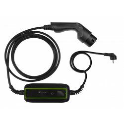 EM Green Cell Elektroauto mobiles Ladegerät Schuko  Typ 2 3,6KW 6,5m Black