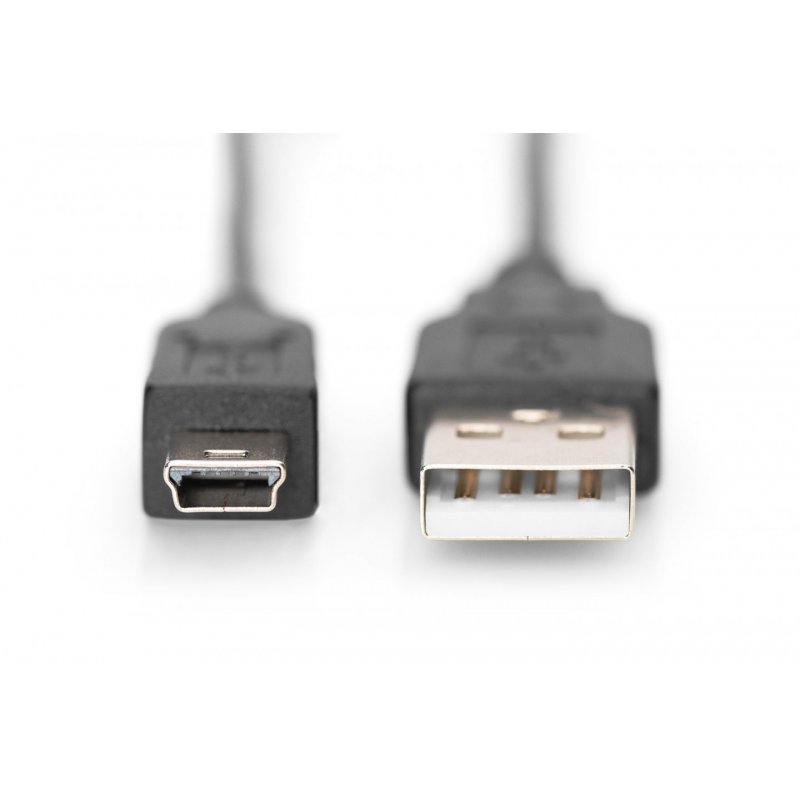 Digitus USB 2.0 Connection Cable, Type A to Mini B