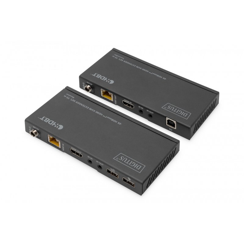Digitus Kit d'extension KVM HDMI 4K HDBaseT™, 70 m