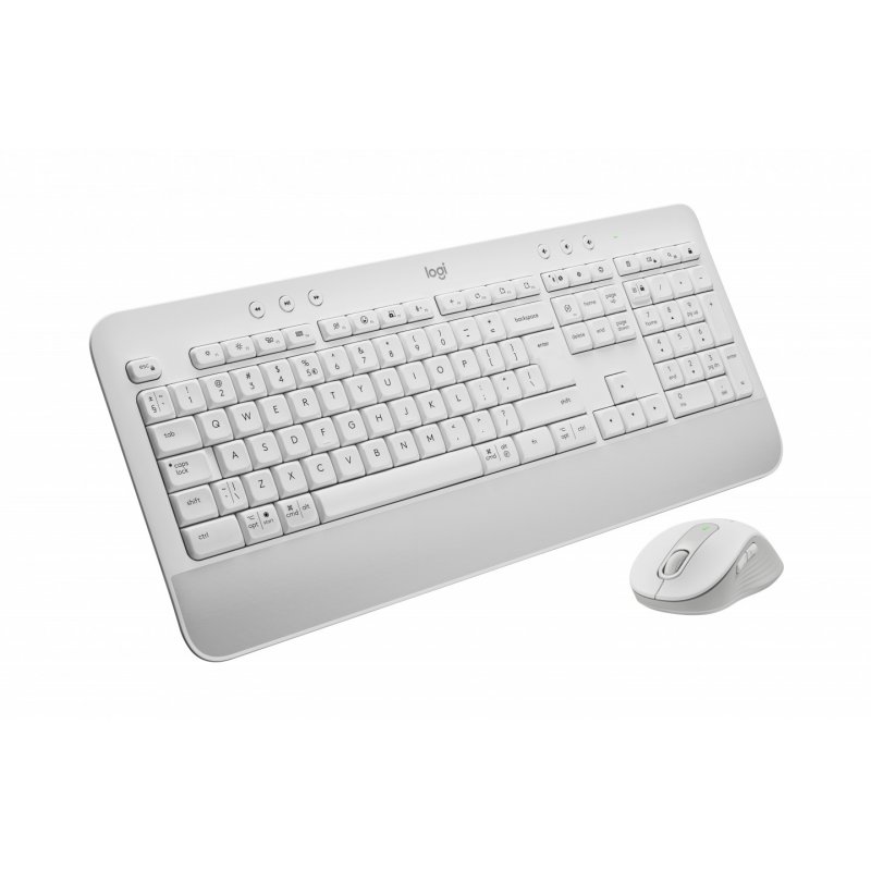Logitech Signature MK650 Combo For Business clavier Souris incluse Bluetooth QWERTY US International Blanc