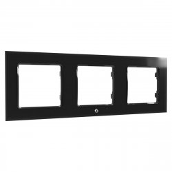 Home Shelly Accessories "Wall Frame 3" Wandtaster Rahmen 3-fach Schwarz