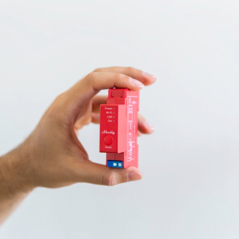 Home Shelly Relais "Pro 1PM" WLAN & LAN Schaltaktor Max. 16A BT Messfunktion