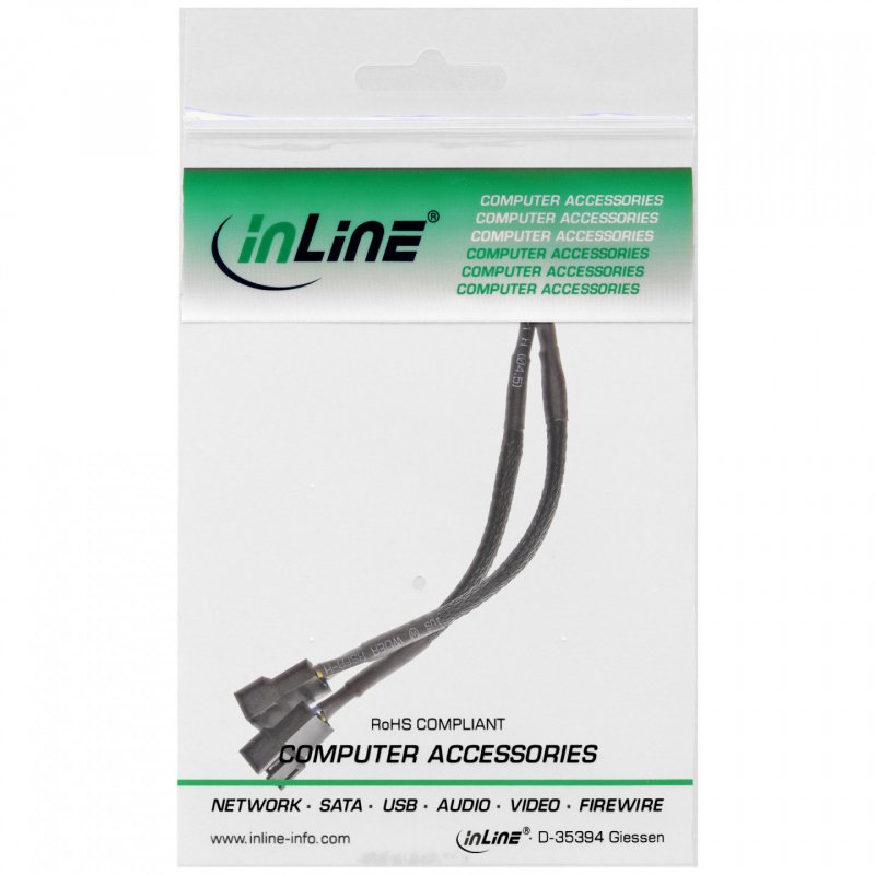 InLine Y-Kabel für Lüfter PWM-Lüfter - 0,15m