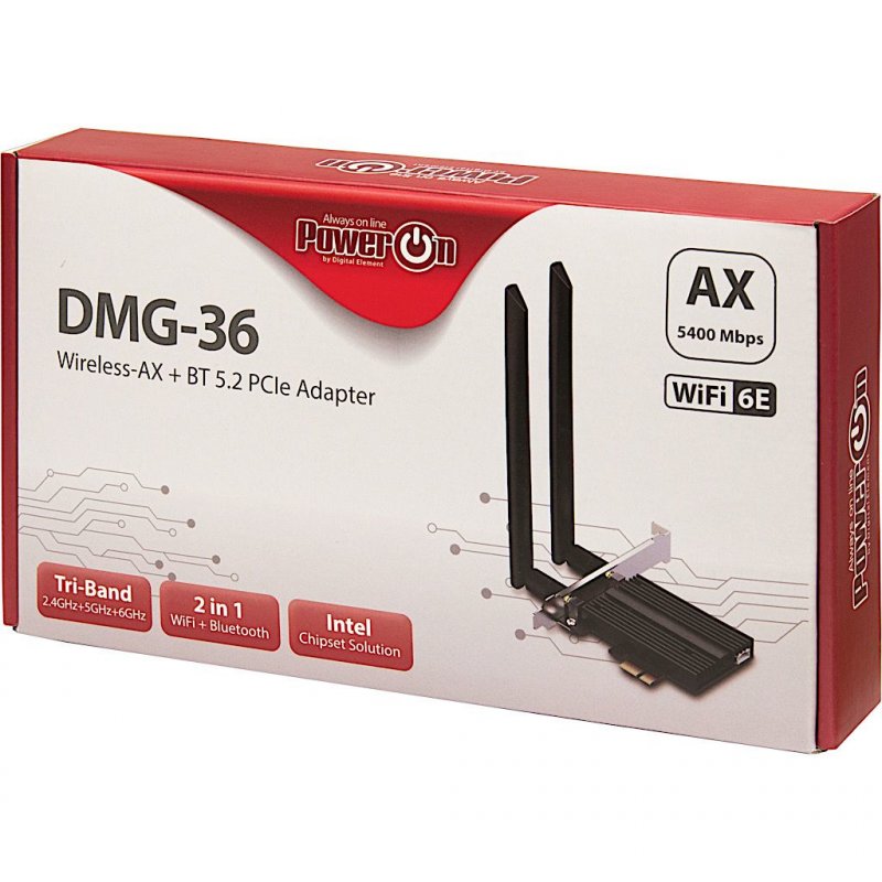 Inter-Tech DMG-36 Wlan Adapter  88888165