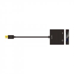 Adap Logilink USB 3.0 to HDMI / VGA Black