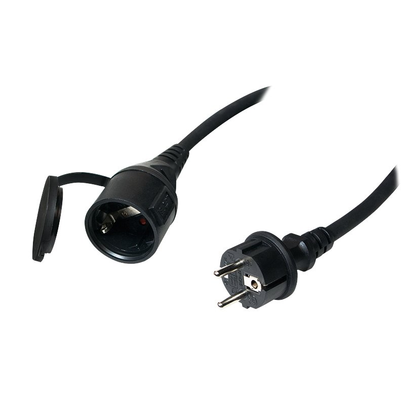 Cable Logilink Power Cord CEE 7/7 to CEE 7/3 5m
