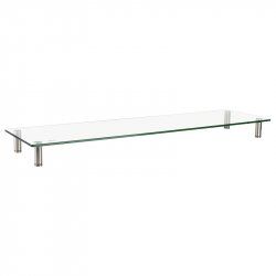 LogiLink BP0060 monitor mount / stand Stainless steel, Transparent Desk
