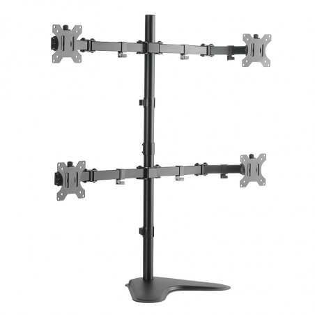 Dis Acc Logilink Mount Quad Monitor 13"-32" steel