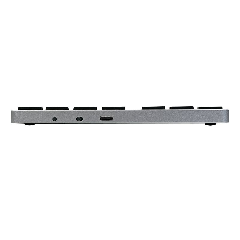 LogiLink ID0187 clavier numérique Universel Bluetooth Aluminium, Noir