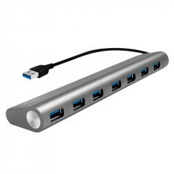 USB Hub Logilink USB 3.0 7-port Aluminum Grey